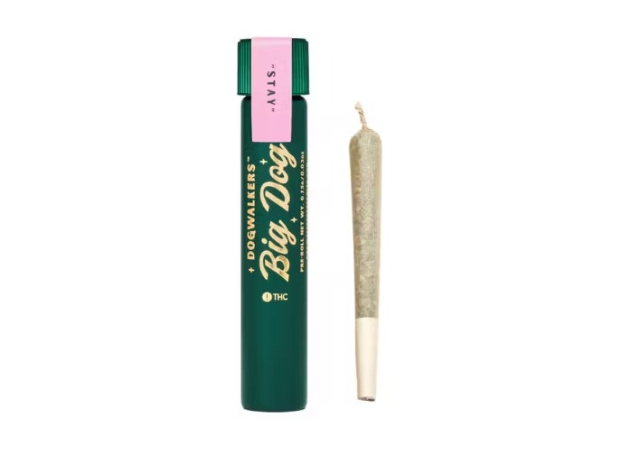Photograph of product: Dogwalkers  | Preroll | Singles | Brownie Scout big dogs | 1g- Oui'd