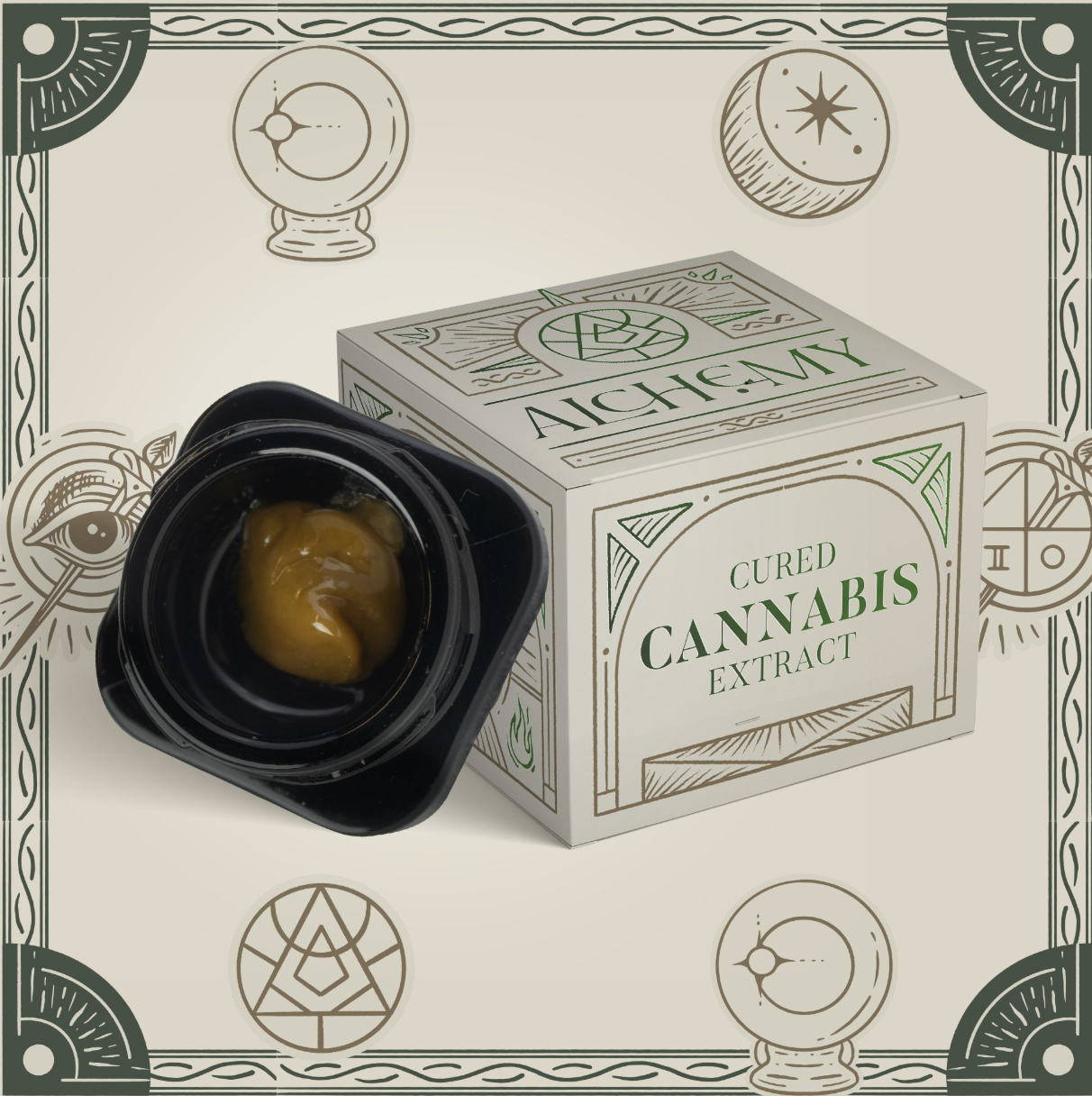 Photograph of product: ALCHEMY STELLA BLUE CURED RESIN 1G
