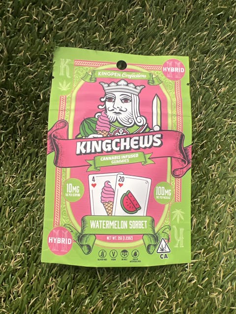 Photograph of product: WATERMELON SORBET 100MG 10PK GUMMIES - 