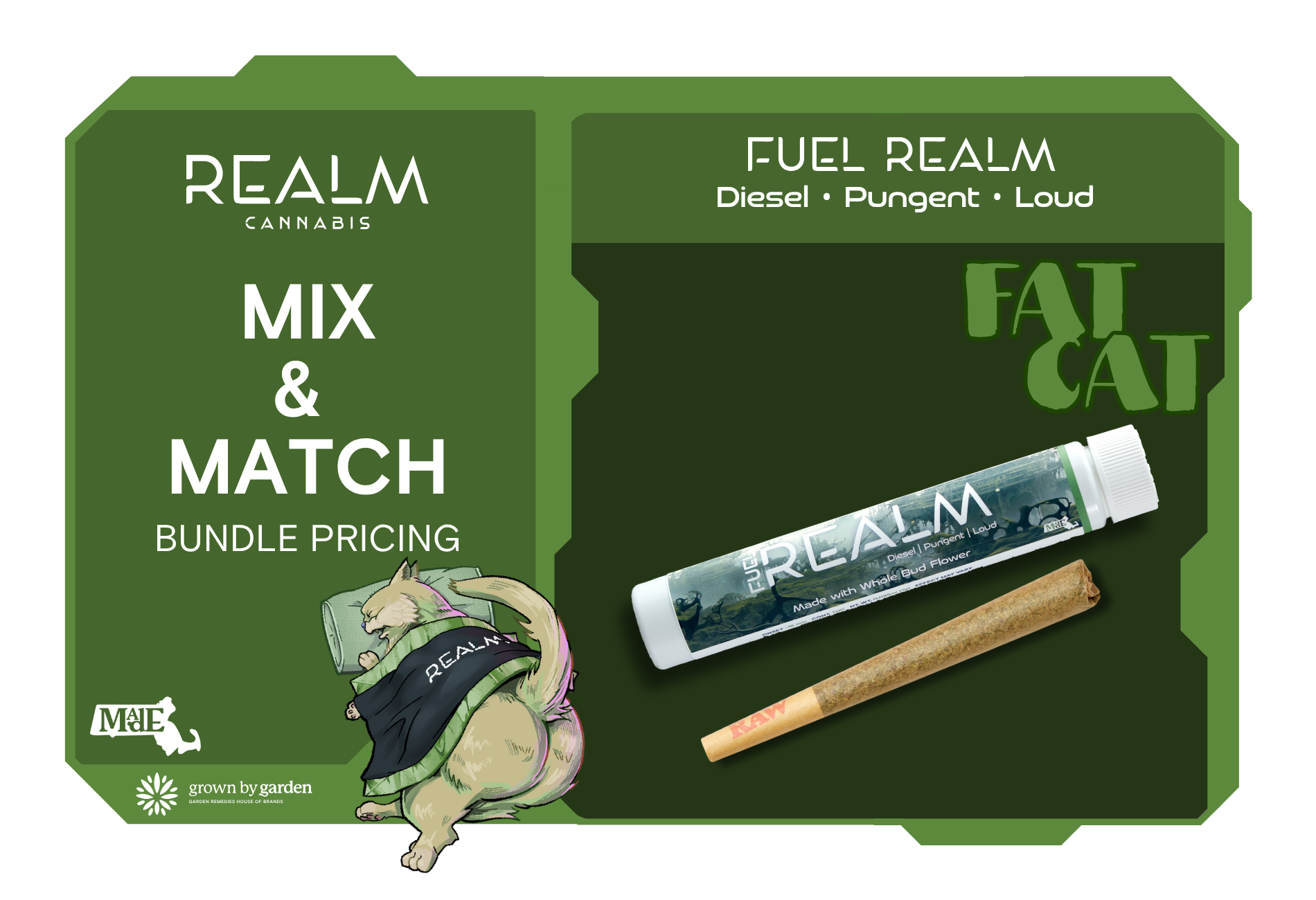 Photograph of product: Fat Cat | Fuel | Pre-Roll