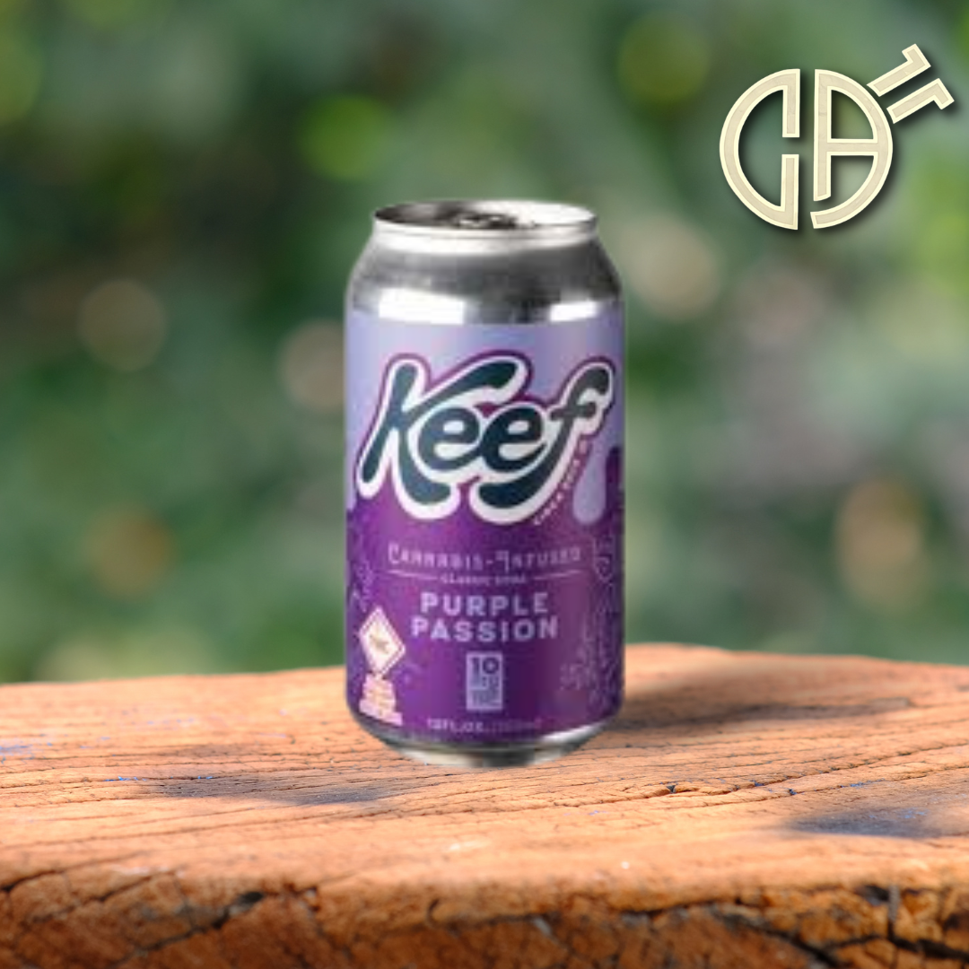 Photograph of product: Purple Passion Soda 12oz Can | 10mg