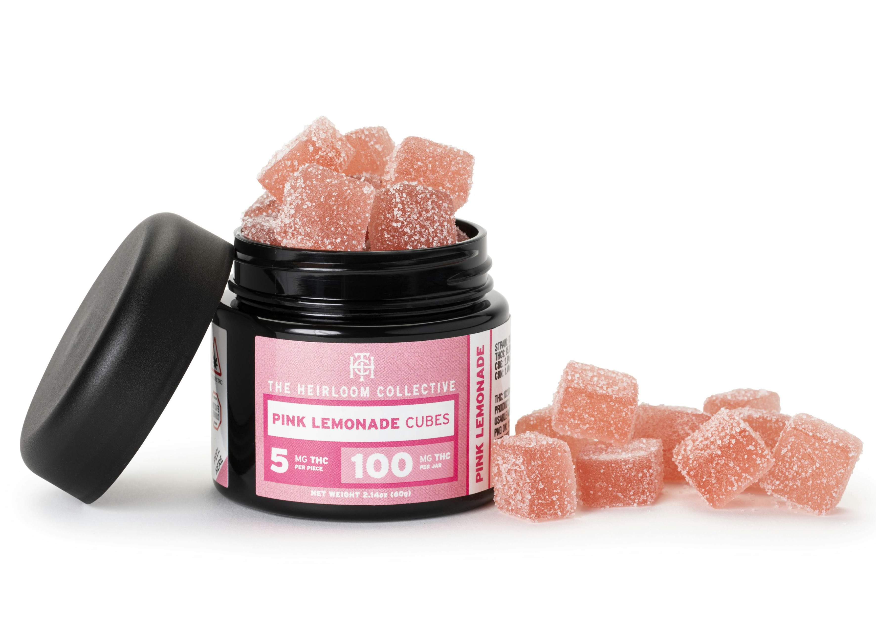 Photograph of product: Pink Lemonade | 100mg | Gummies