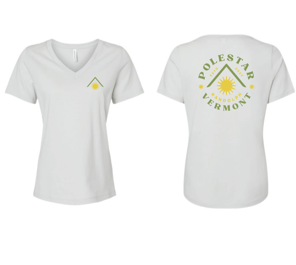Photograph of product: Polestar V-Neck Sandy Green Logo XX-Large