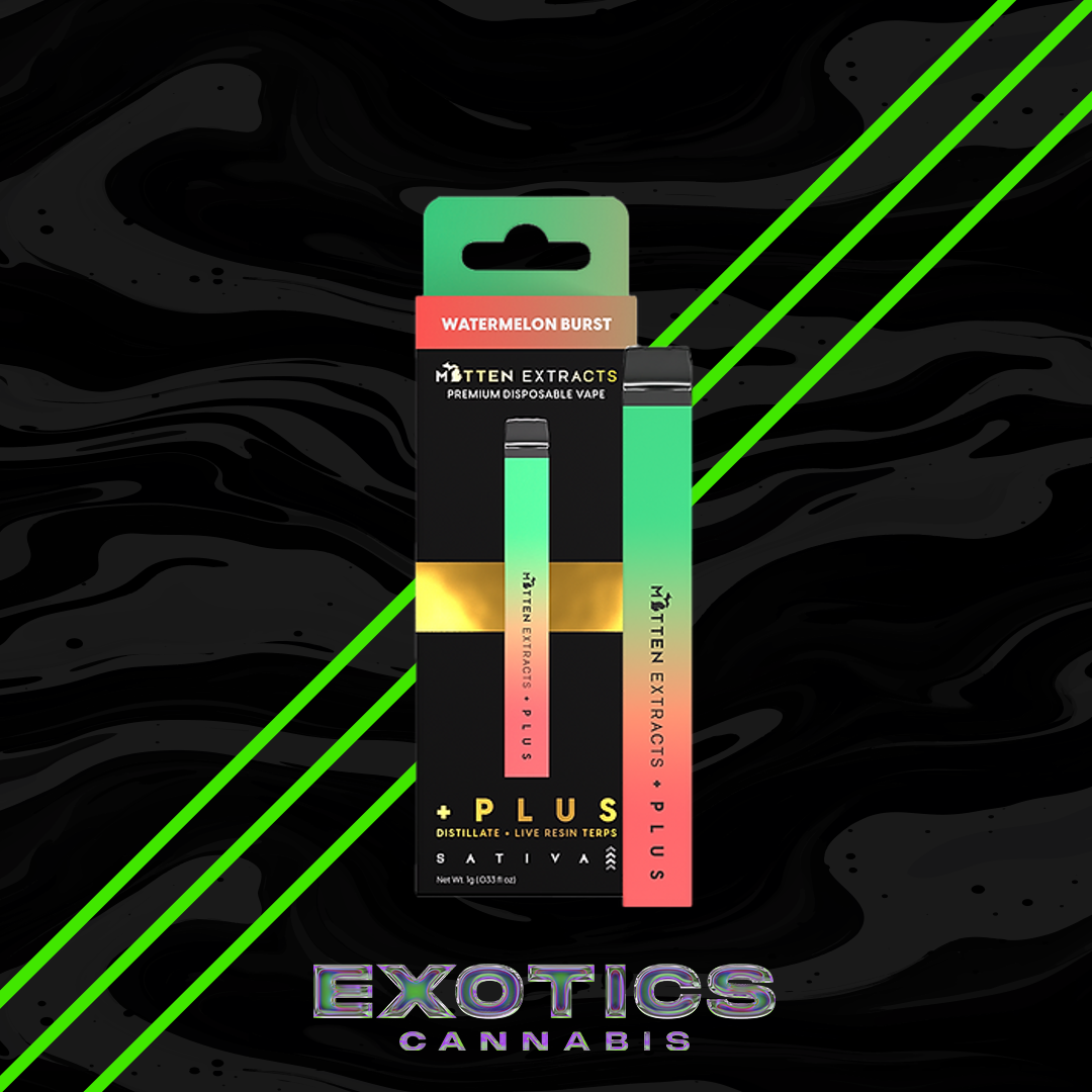 Photograph of product: Mitten Extracts - Watermelon Burst Disposable