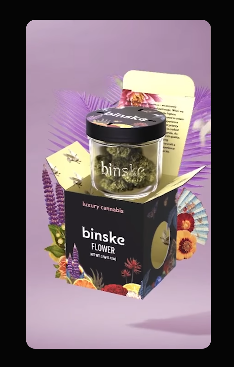 Photograph of product: Binske | Jungle Pie | 3.5G Flower