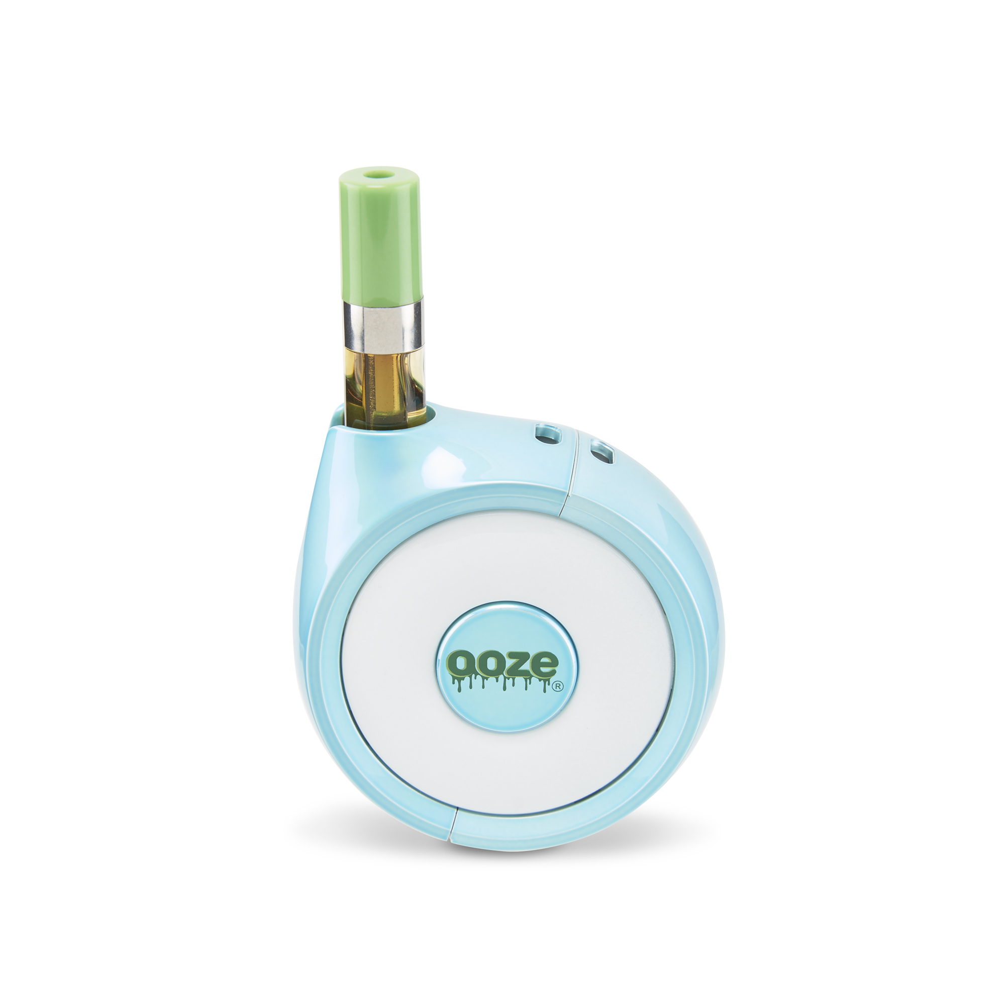 Photograph of product: Ooze | Movez 510 Vape Battery & Wireless Speaker | Artic Blue