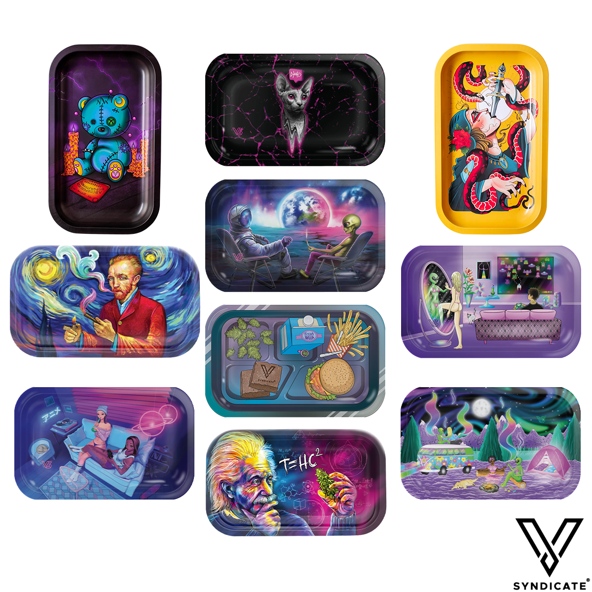 Photograph of product: V Syndicate | Accessory | Rolling Tray | Medium | Asst