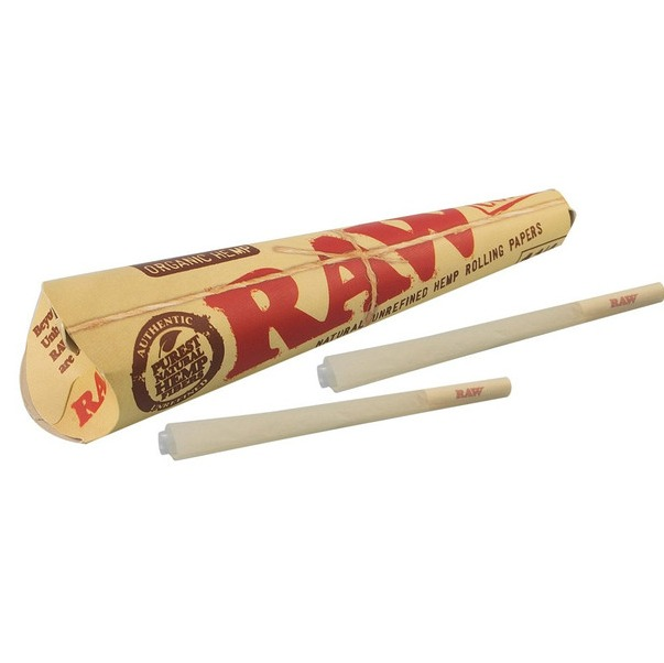 Photograph of product: RAW Cones  6pk - 1 1/4" Organic Hemp