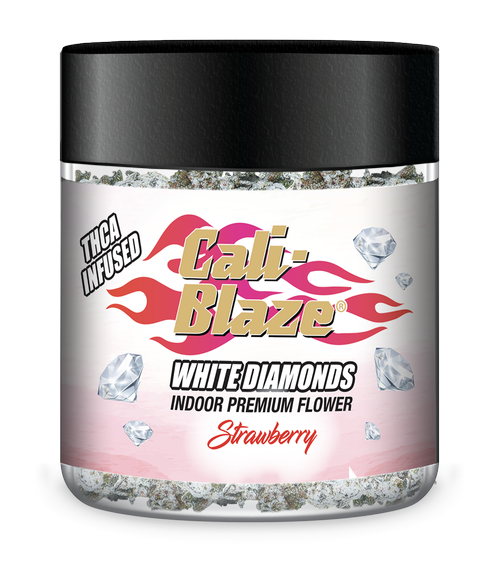 Photograph of product: Cali-Blaze | Strawberry | 3.5G TH-ouia/White Diamond Infused Flower