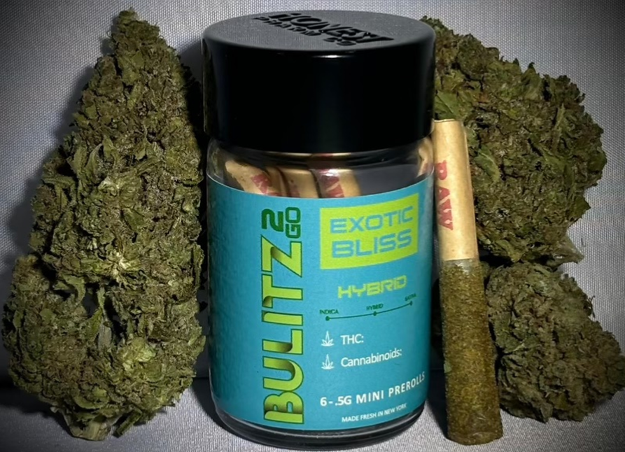 Photograph of product: 6-pack Keif Dusted Mini Pre-Rolls