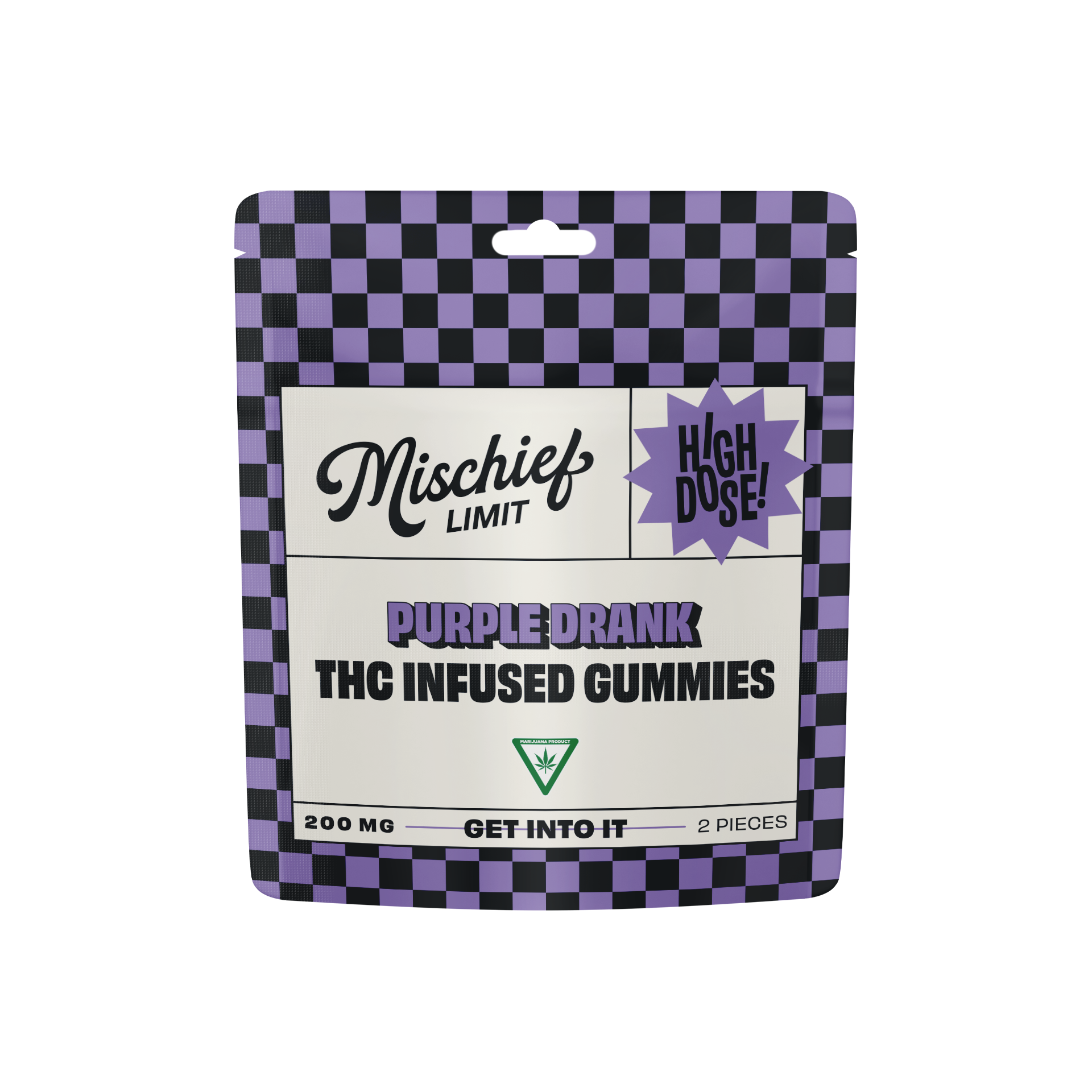 Photograph of Product: Mischief | Purple Drank | Gummies | 200mg