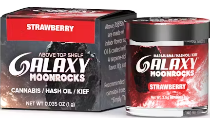 Photograph of product: Strawberry [S] - Moon Rocks Flower - 3.5g