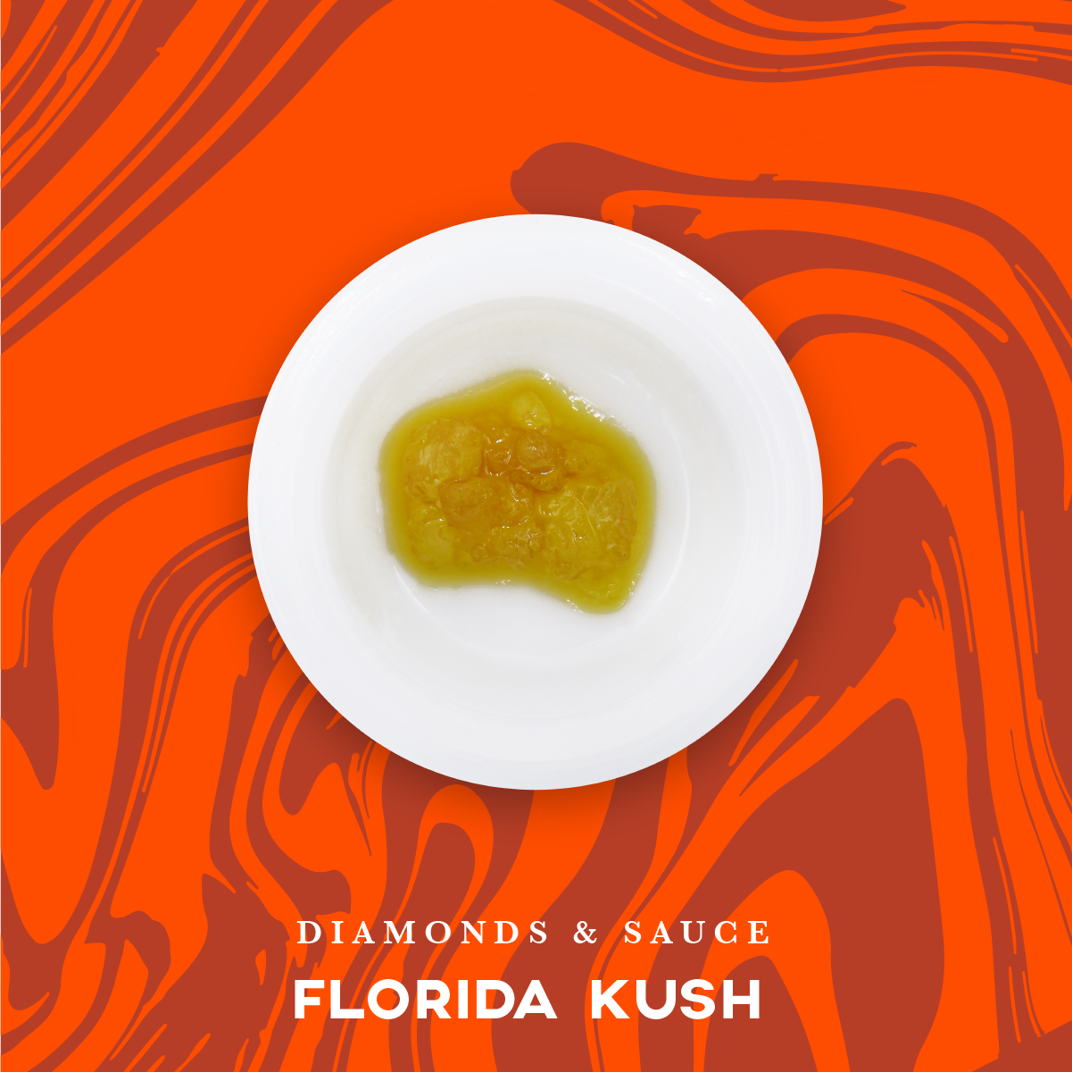 Photograph of product: Vivid: Live Resin Concentrate | Florida Kush | Diamonds & Sauce | 1g