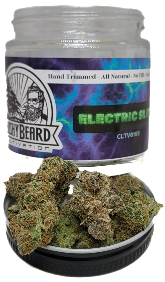 Photograph of product: Electric Slide Jar | Bushy Beard - 3.5g