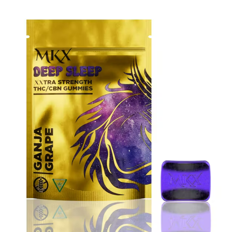 Photograph of product: MKX | Blue Razz Deep Sleep CBN | Infused Edible Gummies | 200mg