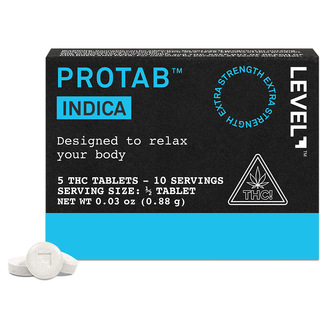 Photograph of product: LEVEL - Oui'd Protab Extra Strength 5pk | 20mg TH-oui per Tablet
