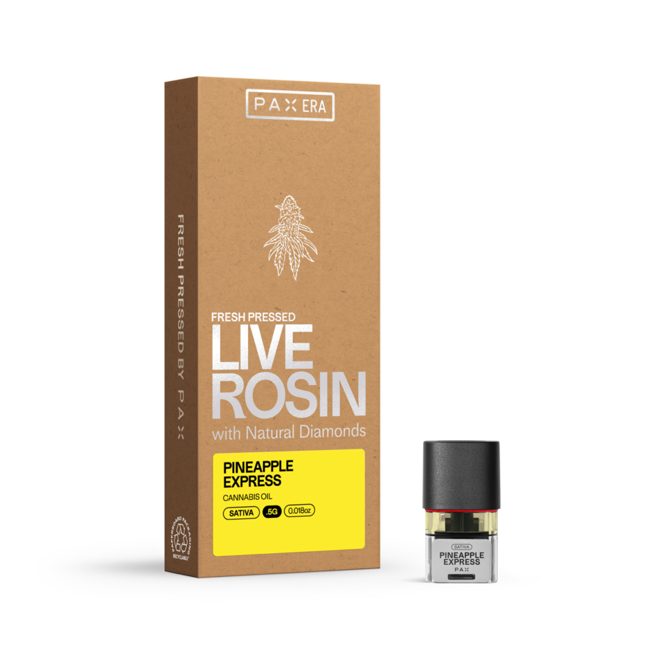 Photograph of product: PAX Era Live Rosin Pineapple Express Pod