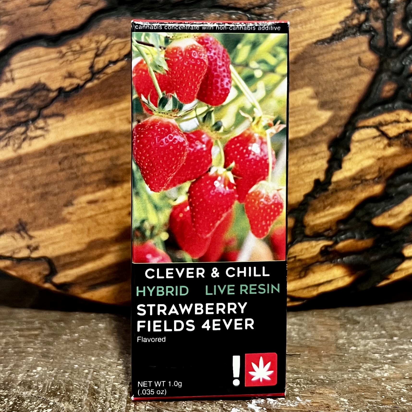 Photograph of product: Strawberry Fields 4Ever Live Resin Cartridge | 1g