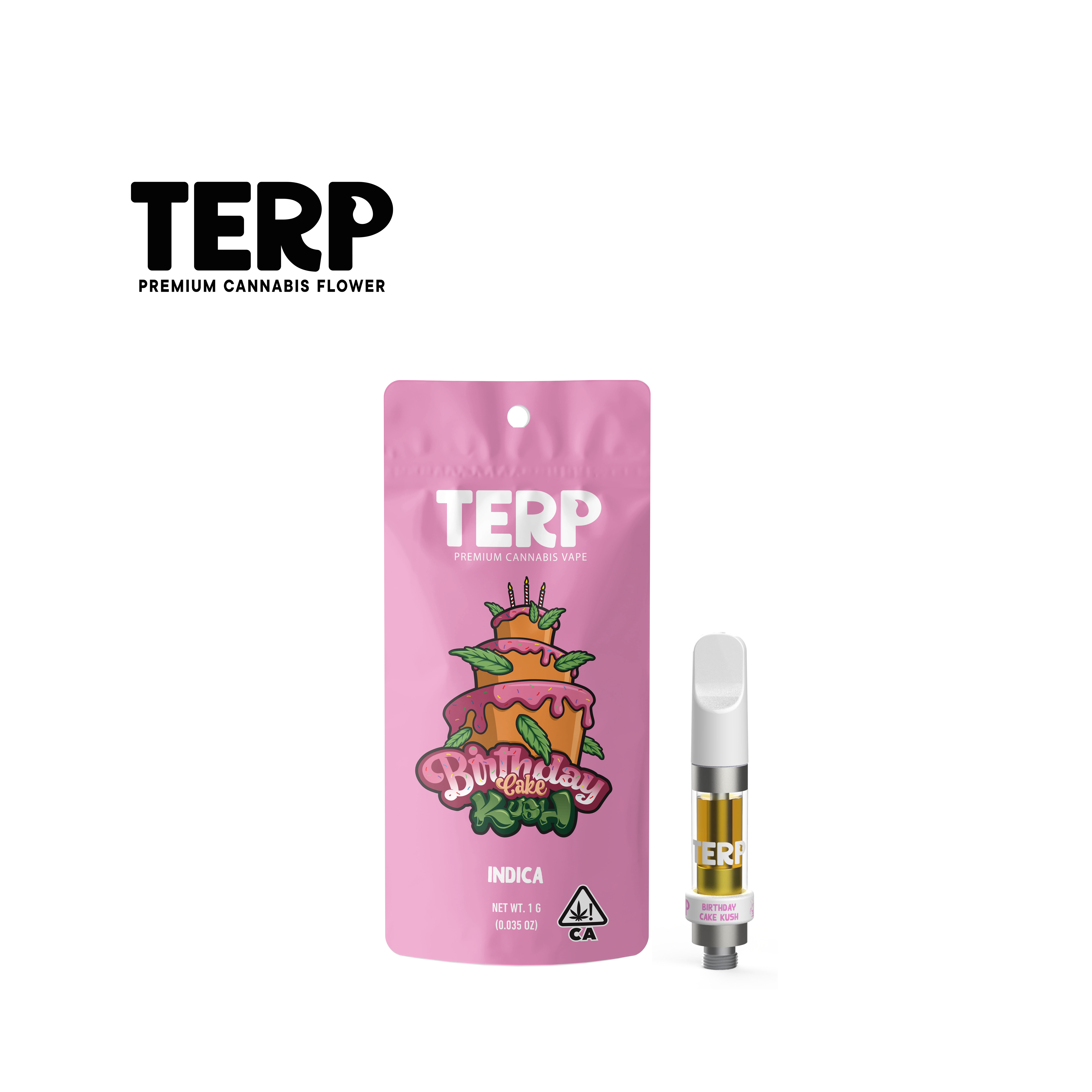 Photograph of product: BIRTHDAY CAKE KUSH 1G CARTRIDGE