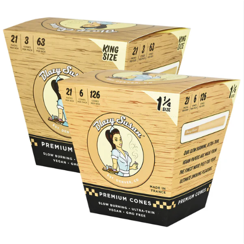 Photograph of product: Blazy Susan | Unbleached Premium Cones 1 1/4 | 20pk | 800pts