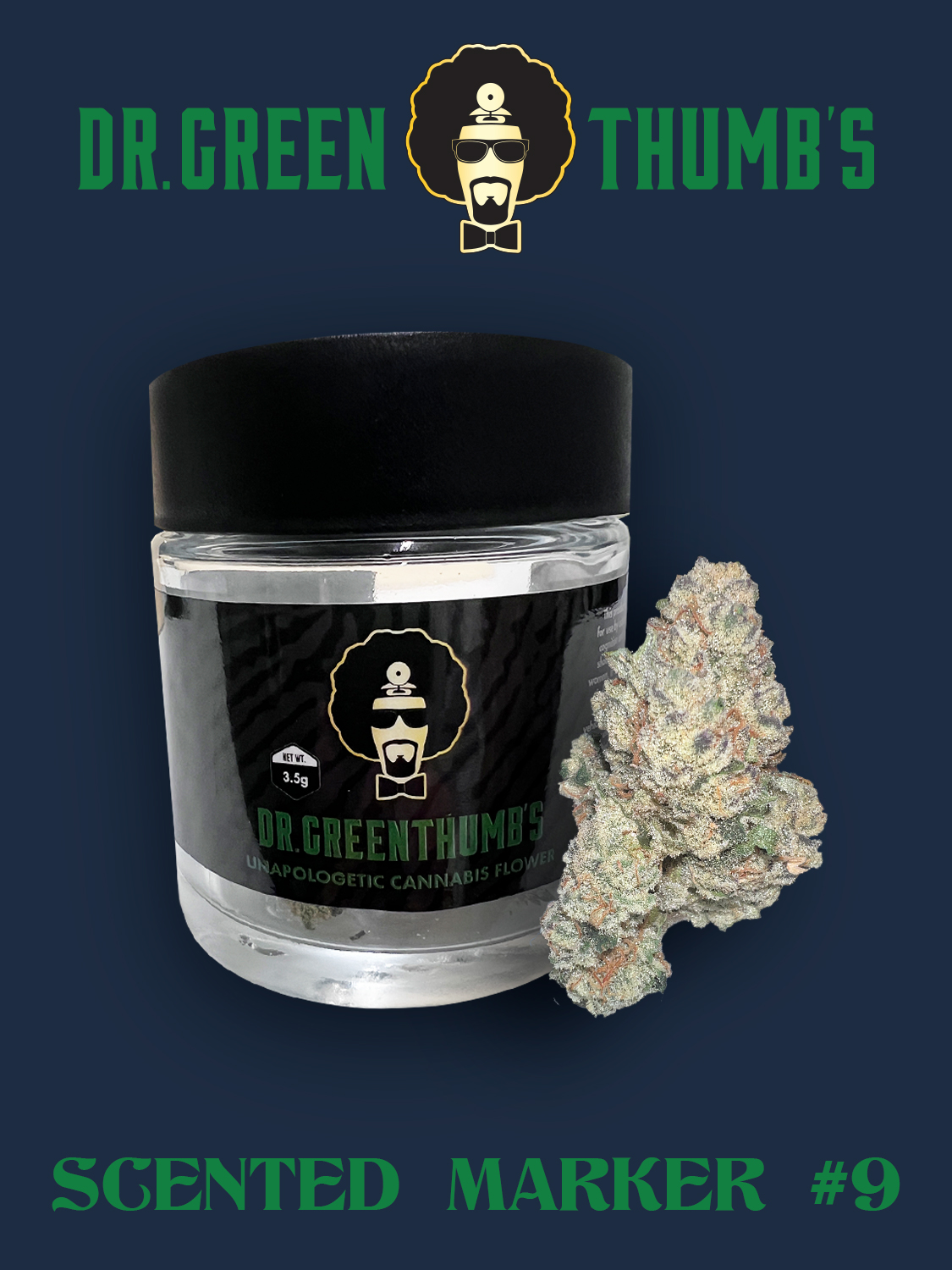 Photograph of product: DR GREENTHUMBS SCENTED MARKER #9 - 3.5g