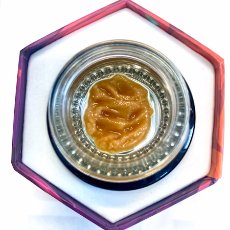 Photograph of product: Ridgetop Botanicals+ Sugarshack Melts | Sour Tangie | 1 Gram Live Rosin