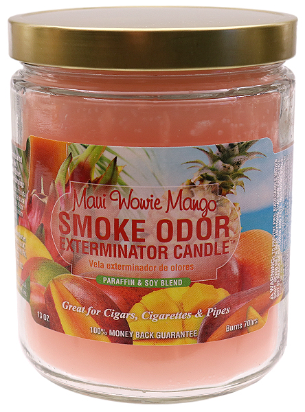 Photograph of product: Smoke Odor Exterminator 13oz Candle - Maui Wowie Mango