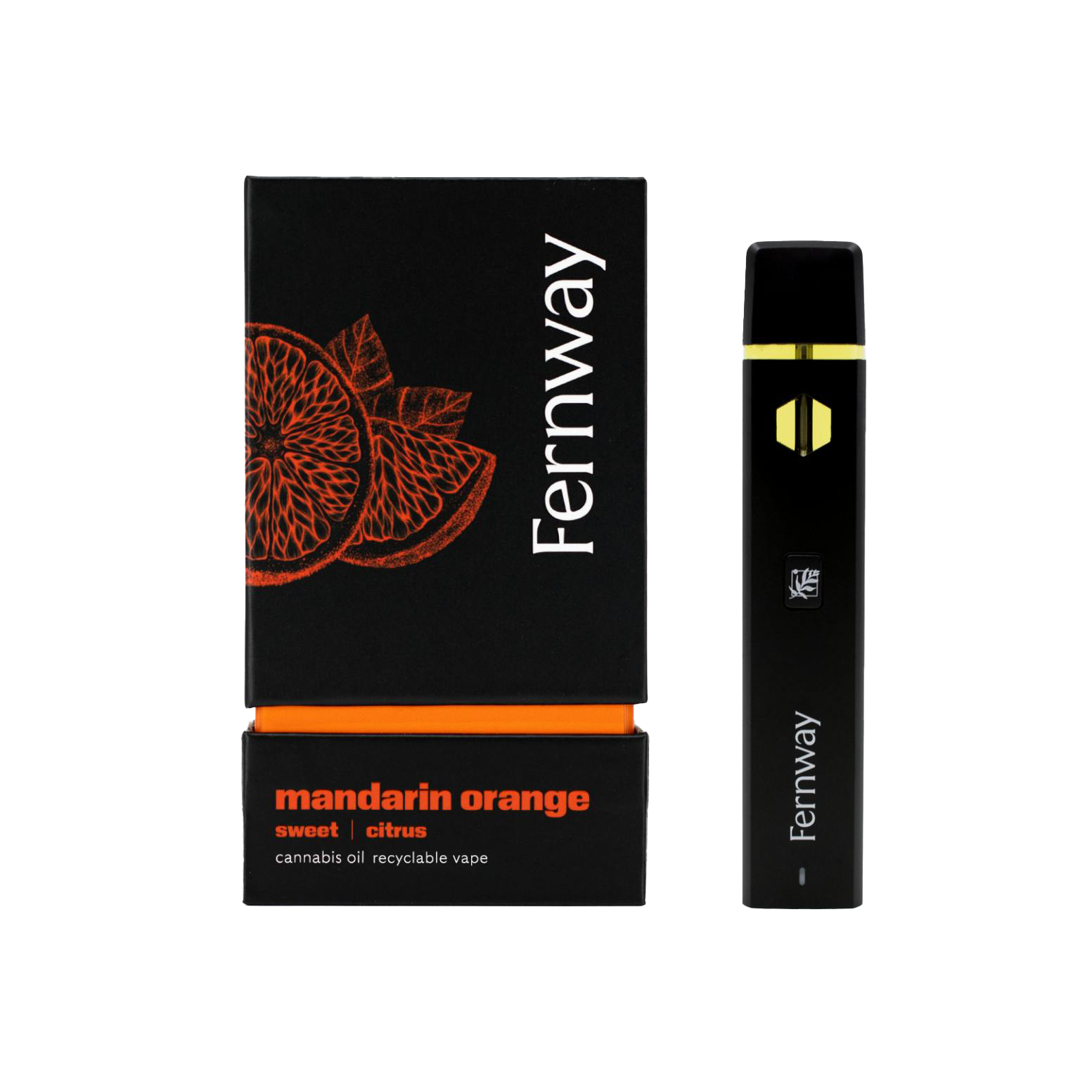 Photograph of product: Fernway | Mandarin Orange Traveler Vape | 2g