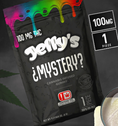 Photograph of product: Mystery (singles) 100mg