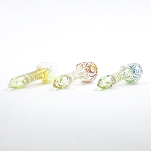 Photograph of product: 4 Glass Hand Pipe | Luvbuds