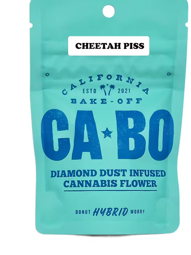 Photograph of product: CHEETAH PISS 14G INFUSED FLOWER