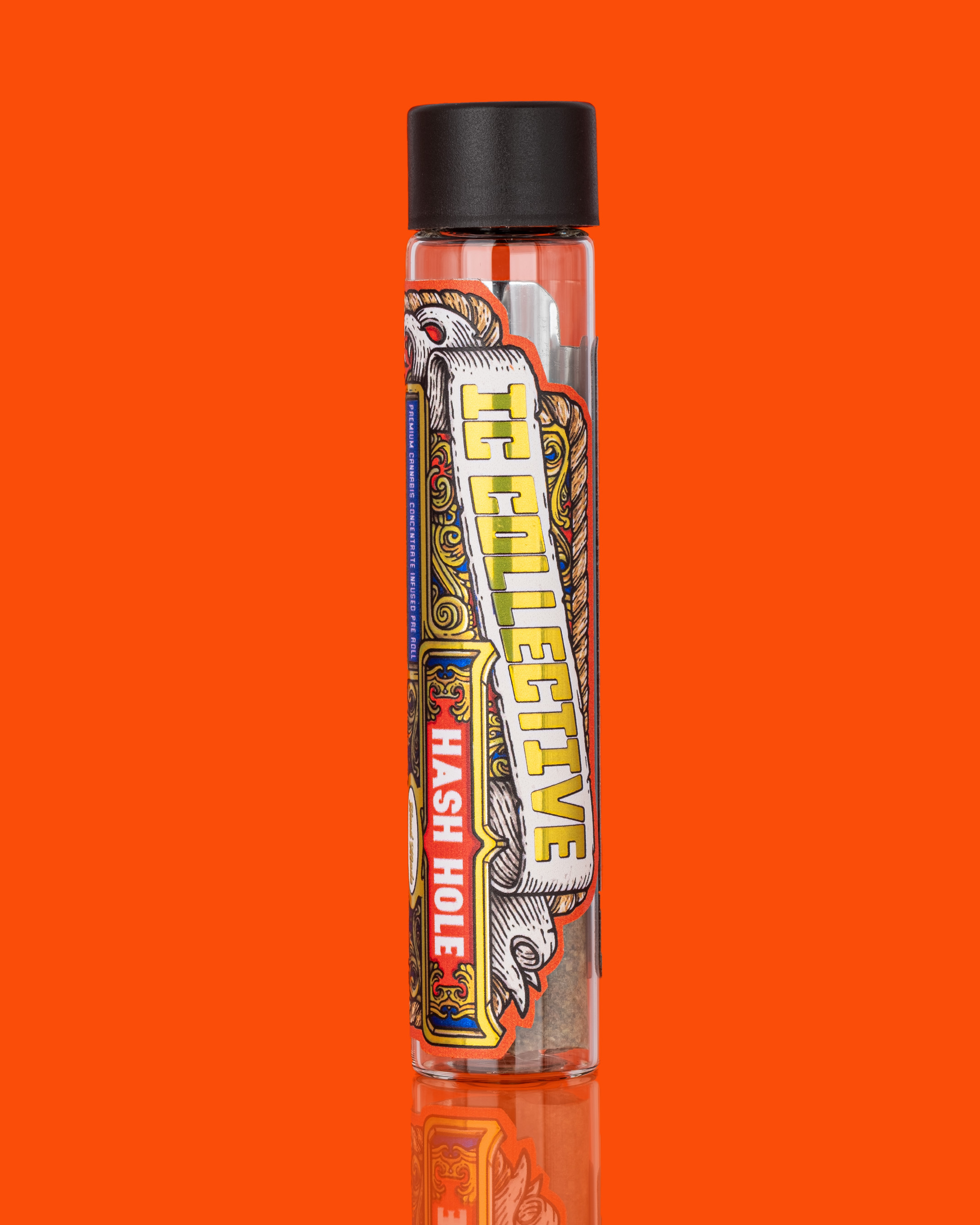 Photograph of product: IC Collective - au chocolat Hole Pre-Roll Lemon Diablo x Sweet Sting - 1.8g