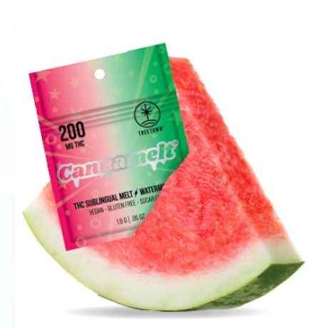 Photograph of product: TT Cannamelt Sublingual Watermelon 200mg