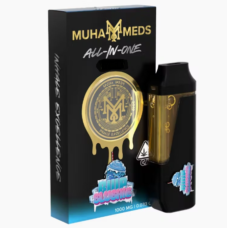 Photograph of product: BLUE SLUSHIE 1G DISTILLATE ALL-IN-ONE