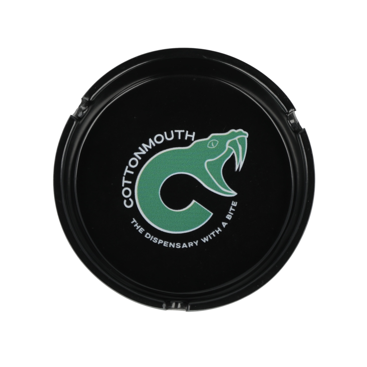 Photograph of product: Cottonmouth | Plastic Ashtray | Black
