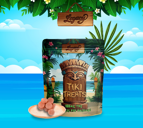 Photograph of product: Tiki Treat - 100mg - 10pk