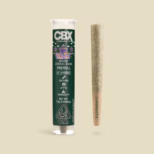 Photograph of product: Cannabiotix | Mount Zereal Kush Preroll [0.75g]