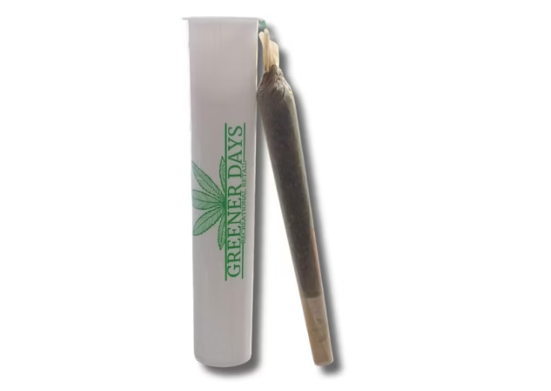 Photograph of product: Greener Days 1G (Gram) Pre Rolled Joint Hitman OG