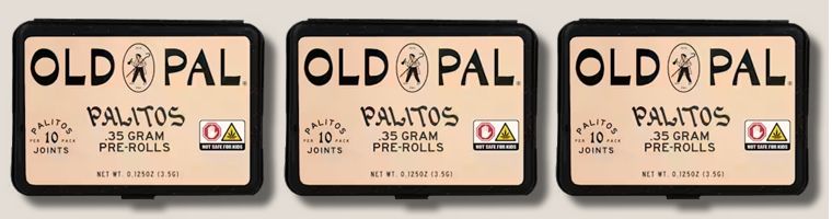 Photograph of product: Old Pal Palitos - Pre-Rolls - Animal Mint Cake (I) - 10pk