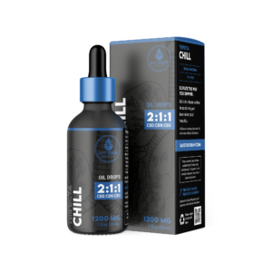 Photograph of product: Trifecta Chill Drops | 1200mg | 2:1:1 CBD:CBN:CBG