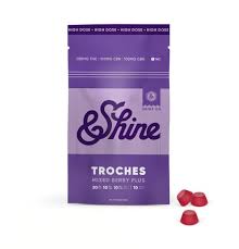 Photograph of product: 10ct/20mg Troches (2:1:1 Mixed Berry Plus)