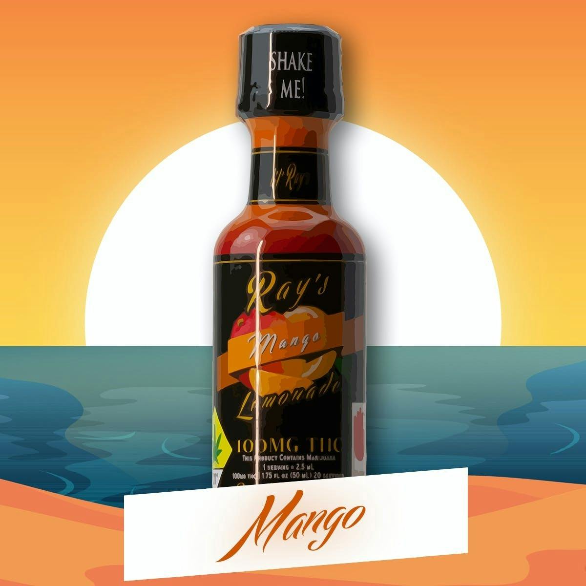Photograph of product: RAY'S LEMONADE - MANGO LEMONADE - 100 items