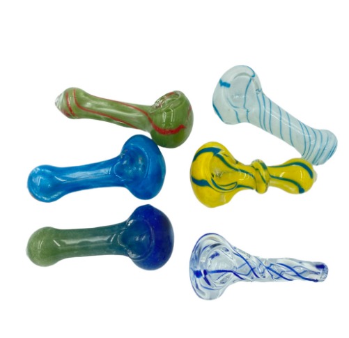 Photograph of product: 2.5" Glass Hand Pipe (Assorted) (AA)