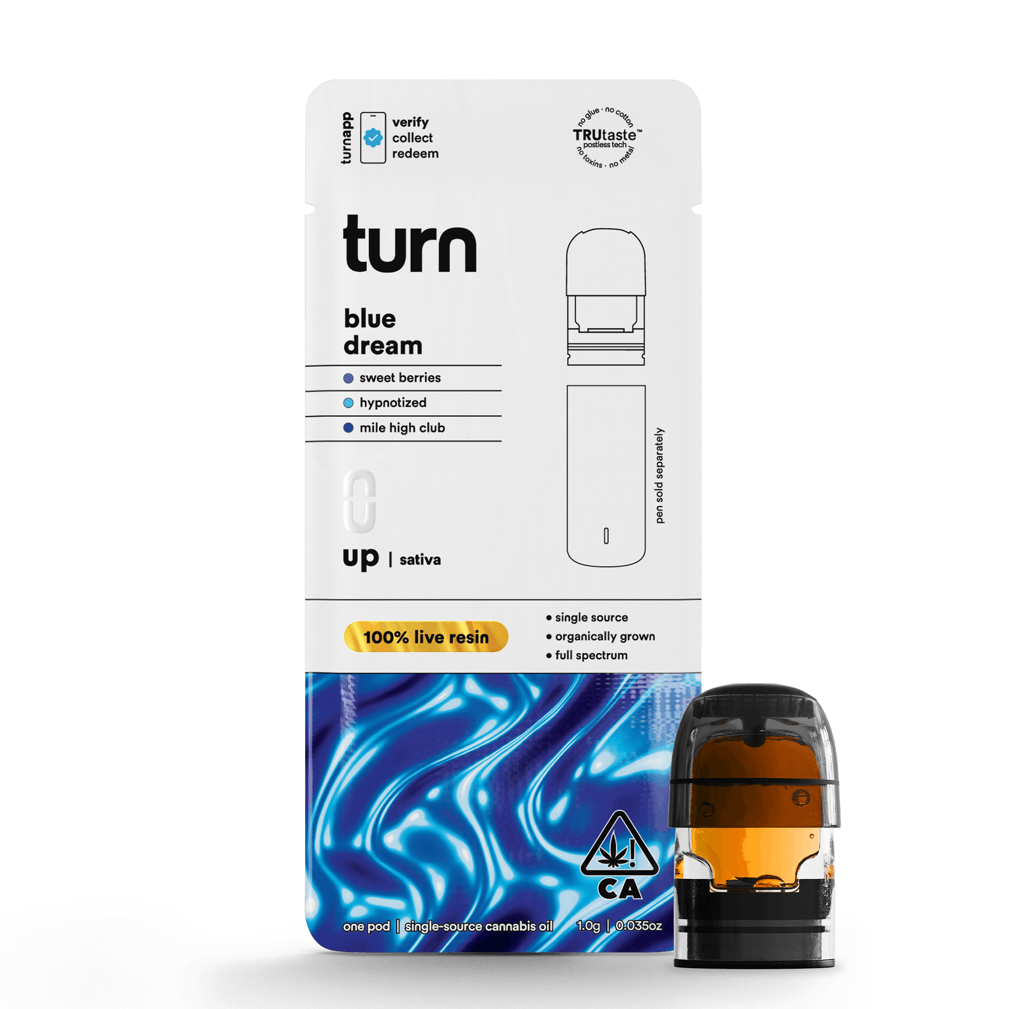 Photograph of product: Blue Dream LR Pod Turn