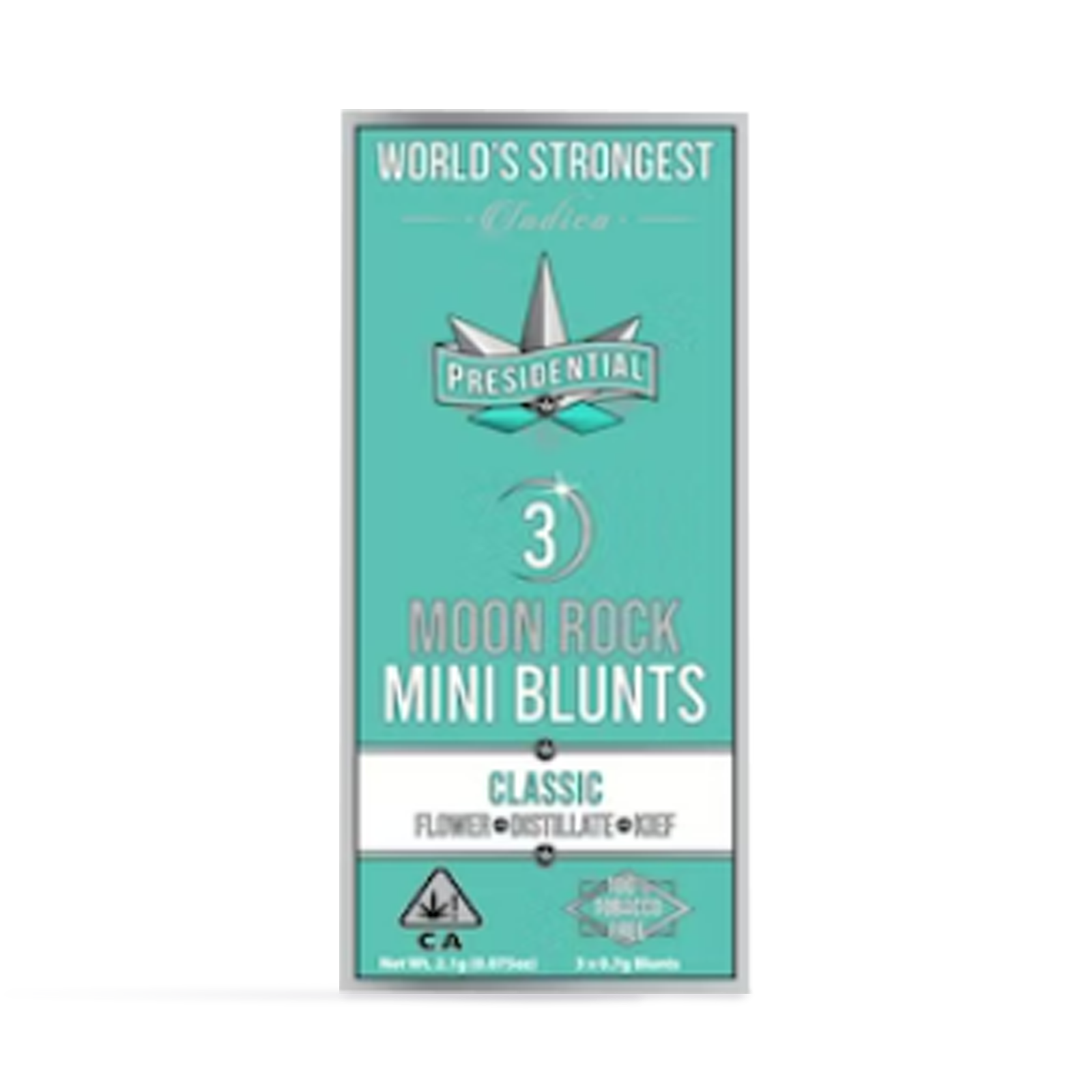 Photograph of product: Classic Moon Rock Mini Blunts 3-pack | 2.1g