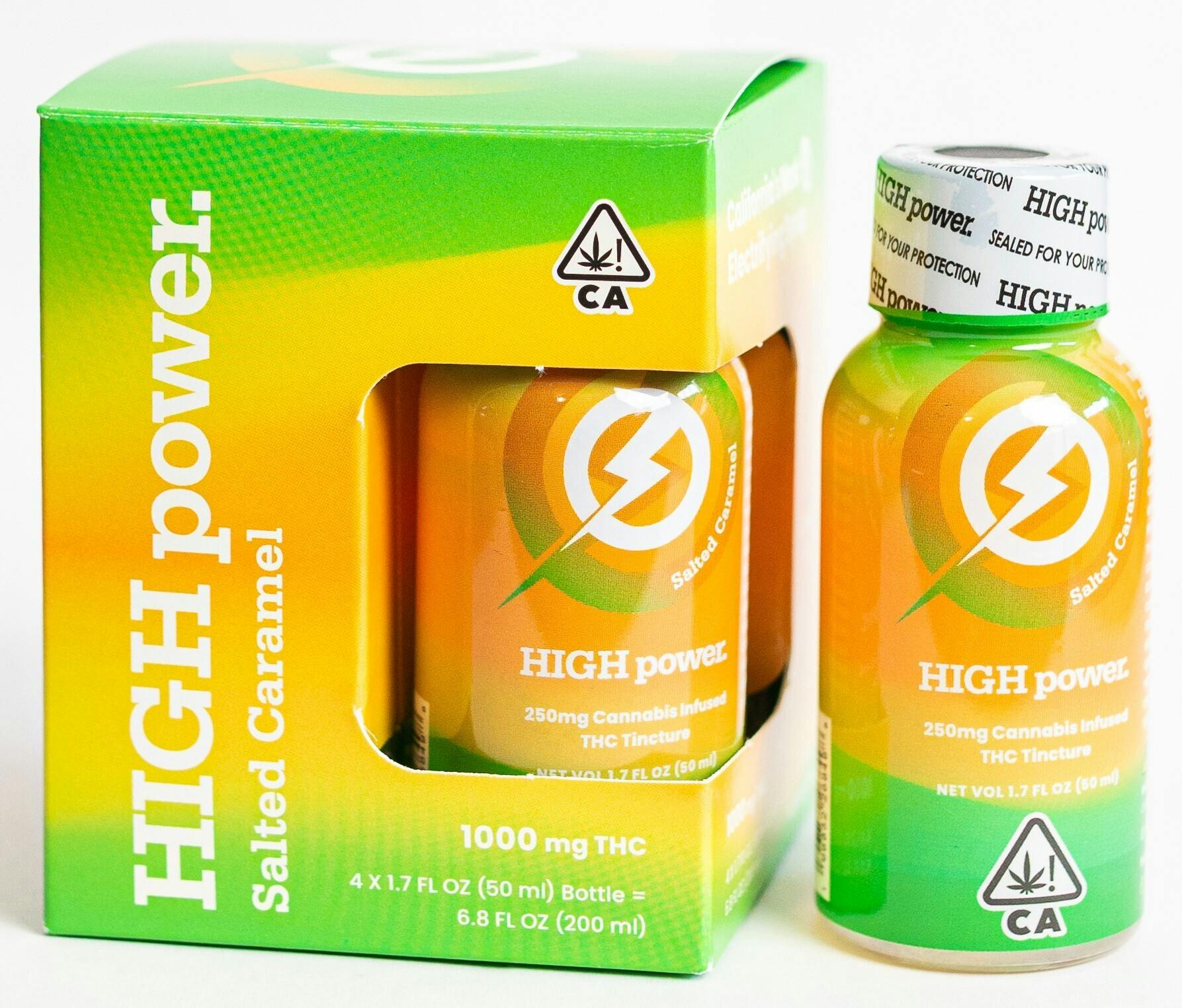 Photograph of product: HIGH Power Syrup - Salted Caramel 1000mg TH-oui (4 Pack)