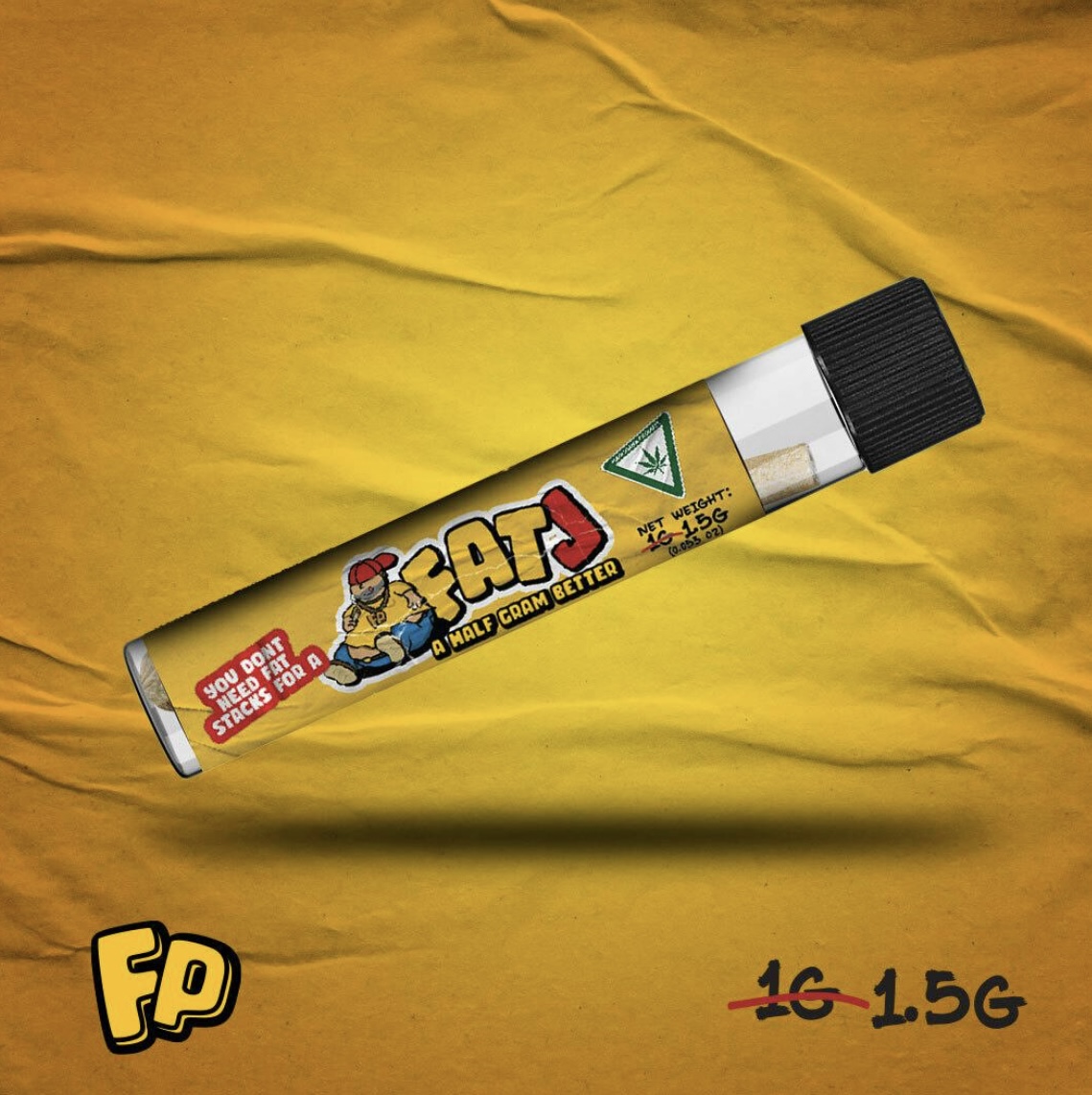 Photograph of product: AU Fat J's: Deep Fried Ice Cream 1.5G Preroll