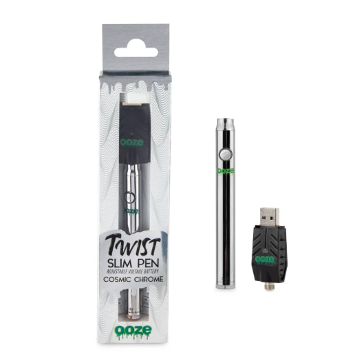 Photograph of product: Ooze - Slim Twist - Battery - Cosmic Chrome