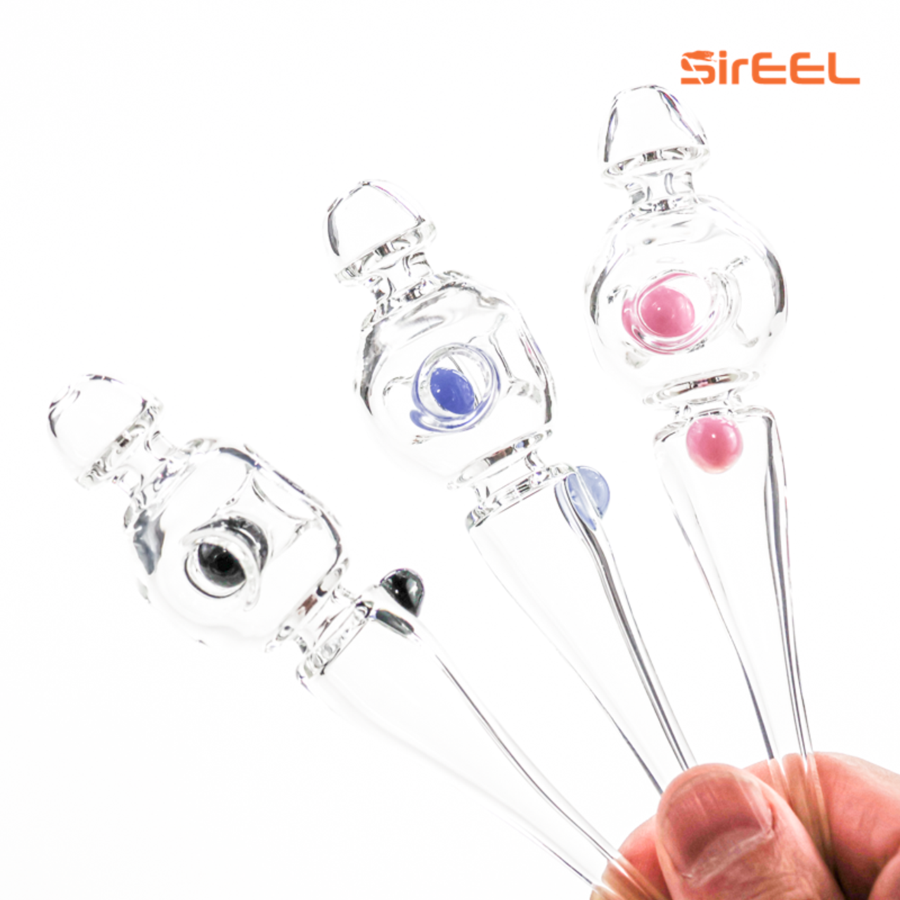 Photograph of product: 6" SirEEL Faberge Egg Rattler Dream Straw
