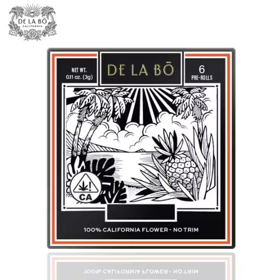 Photograph of product: De La Bo - White Runtz - Pre-Rolls (6 Pack) - 3g - 